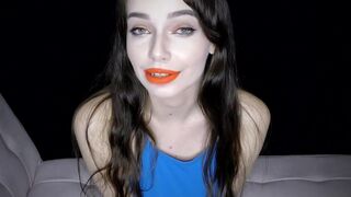 You hate her but her big tits make you cum - POV facial