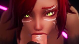 Taron has sex with Captain in a passionate anime encounter